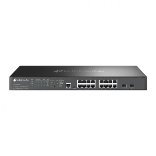 Omada 16-Port 2.5G and 2-Port 10GE SFP+ L2+ Managed Switch with 8-Port PoE+
